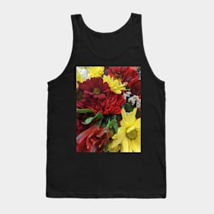 Red flowers Tank Top